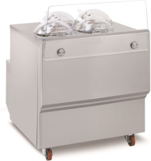 Vitrína kombinovaná s výrobníkem zmrzliny GX4 Kompact